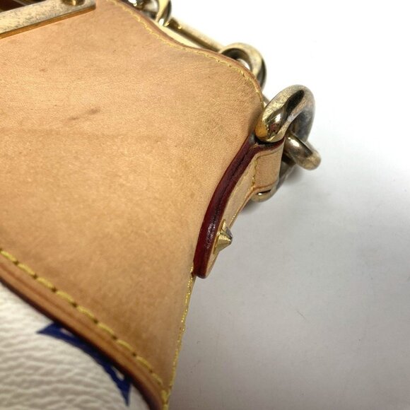 LOUIS VUITTON White Monogram Shoulder Bag - Picture 7 of 16